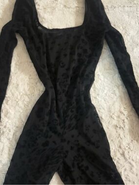 Fashion Nova Black Long Sleeve Bodycon Dress